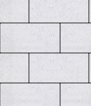 Тротуарная плитка Прямоугольник Стоунмикс  600х300 - belyj_stounmiks
