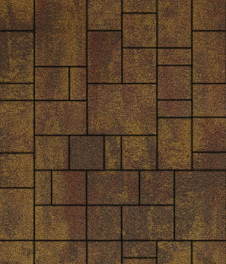Тротуарная плитка МЮНХЕН - Листопад гранит Осень, комплект из 4 видов плит